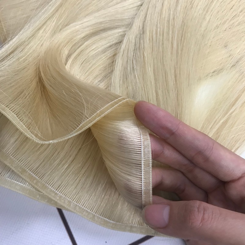 flat hair weft